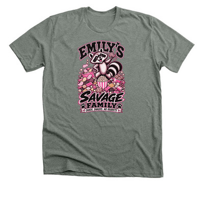 Emily's T1D walk Shirts&nbsp;, a Deep Heather Premium Unisex Tee