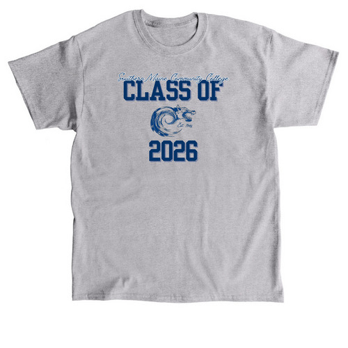 Class of 2026&nbsp;Tee & Sweatshirt - Blue Design, a Sport Grey Classic Unisex Tee