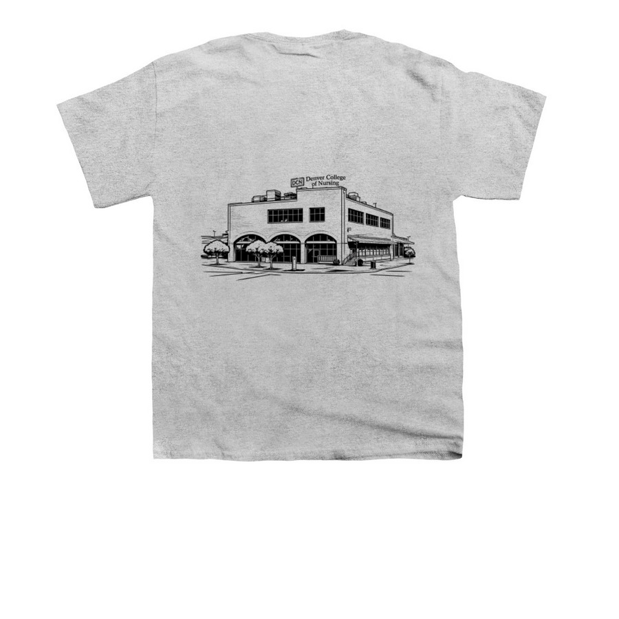 DCN Blueprint, a Sport Grey Youth Unisex Tee (back-view)