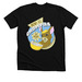 Chompies Short-sleeve Unisex T-Shirt in Black, a Solid Black Blend Premium Unisex Tee