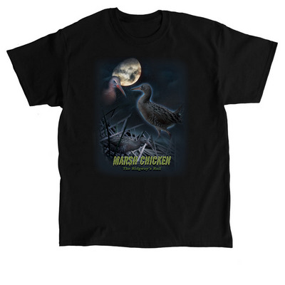 Marsh Chicken, a Black Classic Unisex Tee