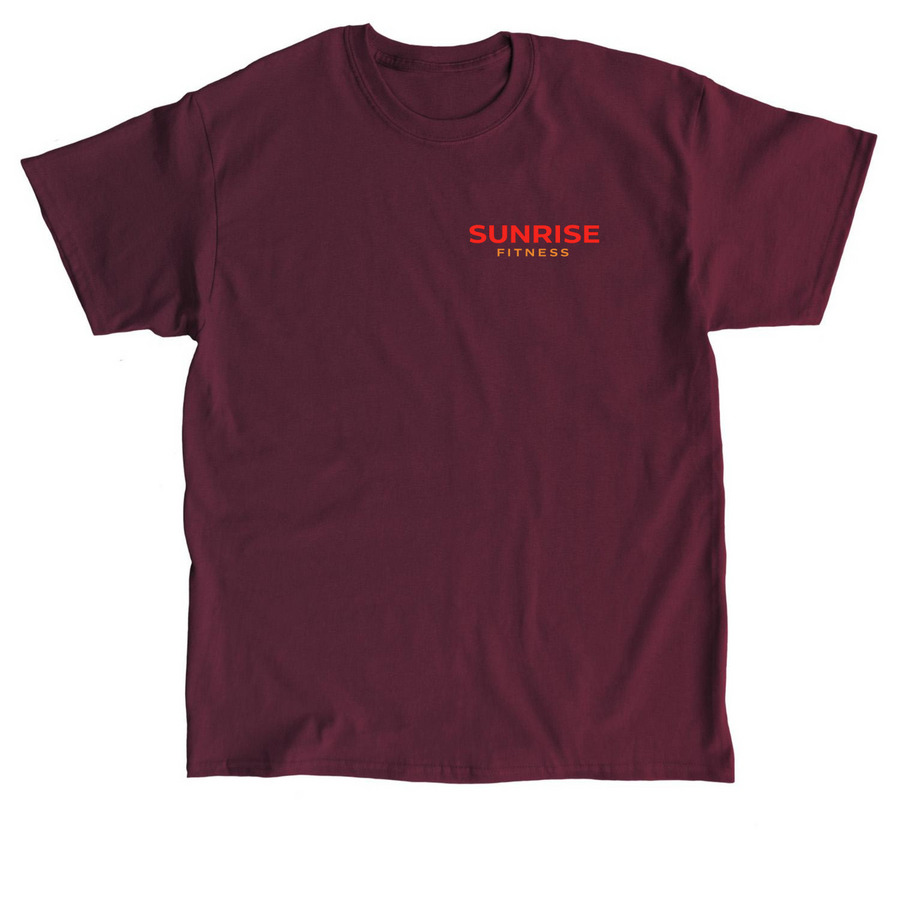 Sunrise Fitness Gear, a Maroon Classic Unisex Tee
