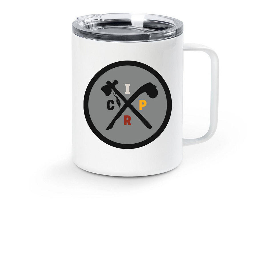 CIPR Travel Mug, a White Stainless Steel Travel Mug