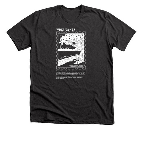 WBLT '26-'27 (Aubrey), a Dark Grey Heather Premium Unisex Tee