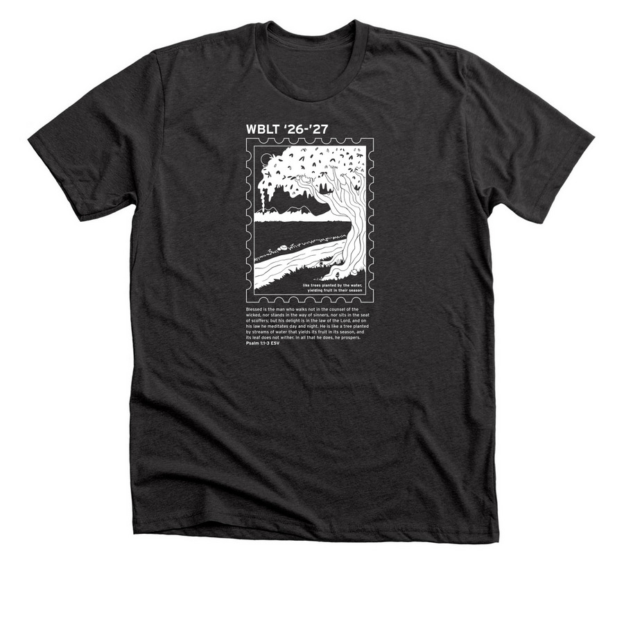 WBLT '26-'27 (Aubrey), a Dark Grey Heather Premium Unisex Tee