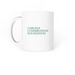 CCF Mug, a White Coffee Mug (back-view)