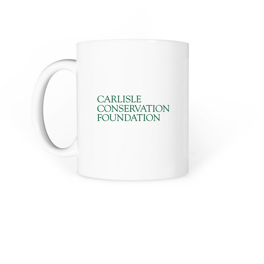 CCF Mug, a White Coffee Mug (back-view)