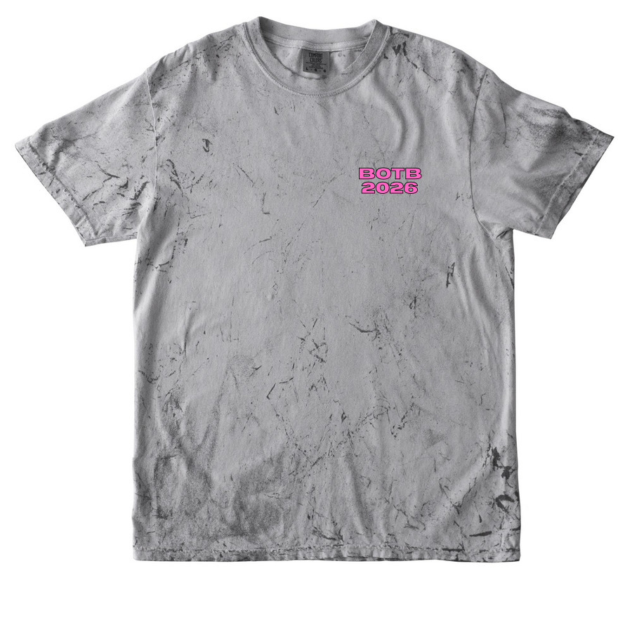 BOTB 2026 Colorblast Tee, a Smoke Comfort Colors Colorblast Tee