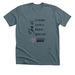 YWCA Evansville - She Is, a Heather Slate Premium Unisex Tee