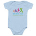 Classic Logo + Core Values Onesie (Baby), a Light Blue Infant Onesie