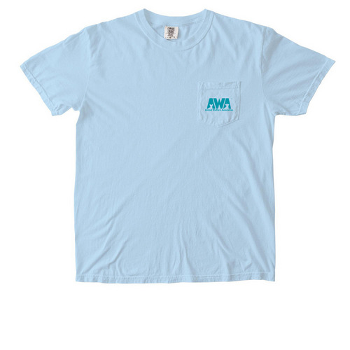 AWA Pocket Tee, a Chambray Comfort Colors Pocket Tee