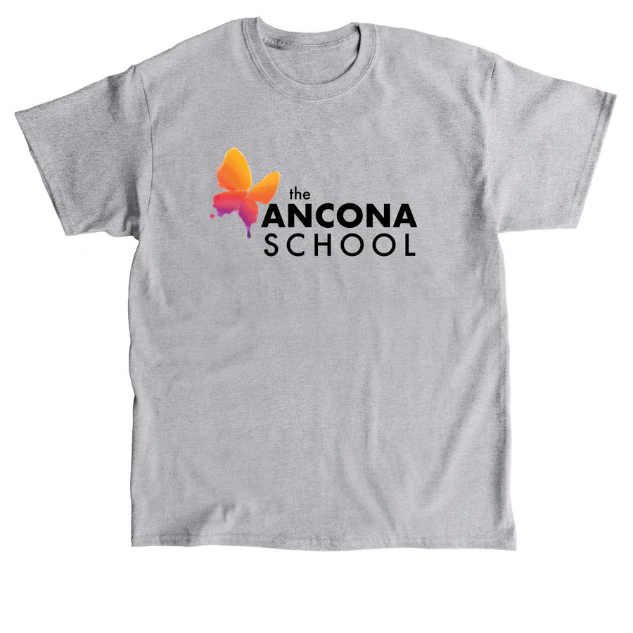 Logo Tee - Black Text (Youth and Adult), a Sport Grey Classic Unisex Tee