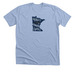 Unhinged Minnesota Loonatics, a Heather Baby Blue Premium Unisex Tee