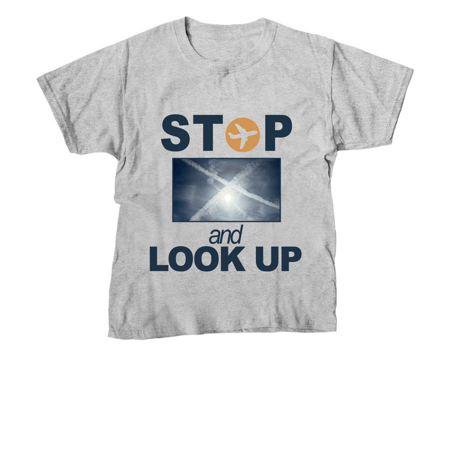 The Geofight Youth Tees, a Sport Grey Youth Unisex Tee