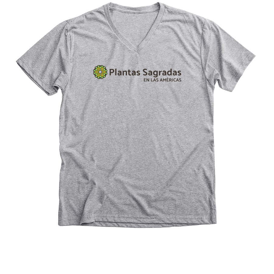 Plantas Sagradas en las Am?ricas, a Athletic Heather Premium V-Neck Tee