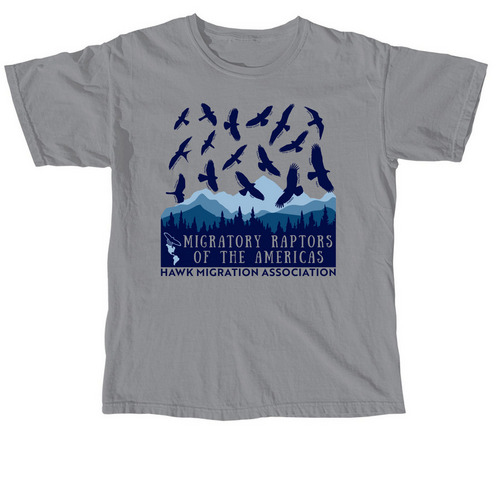 Migratory Raptors of the Americas Shirt, a Granite Comfort Colors Unisex Tee