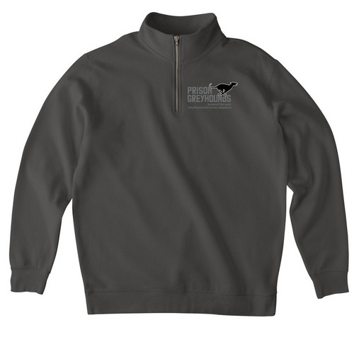 Quarter Zip Gray/Black, a Asphalt Midweight Quarter Zip Pullover