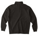 WWF Pullover, a Black Midweight Quarter Zip Pullover (back-view)