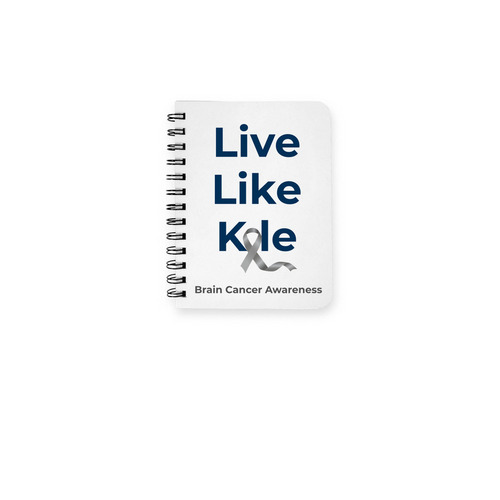 LLK NOTEBOOK, a White Spiral Notebook