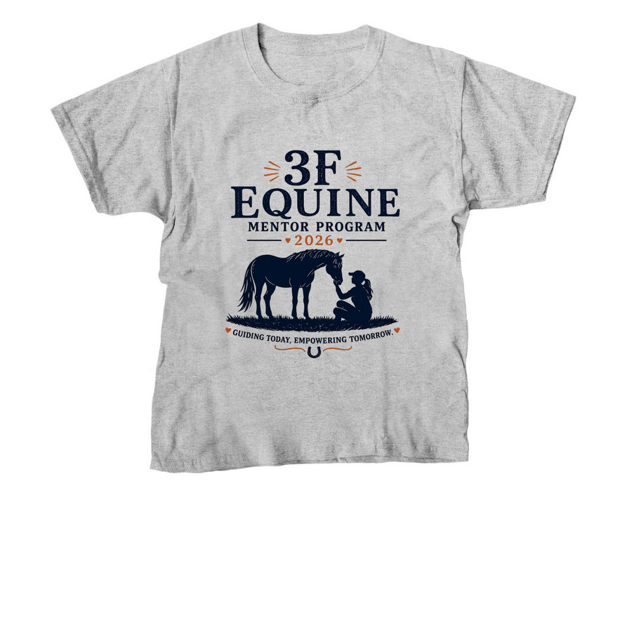 ? Guiding today. Empowering tomorrow. ?, a Sport Grey Youth Unisex Tee