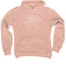 Chicago Hawk Dog outline, oranges, a Peach Premium Pullover Hoodie