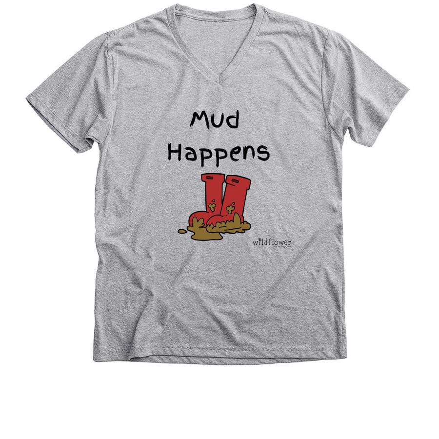 Wildflower Child & Family Center Start Up, a Athletic Heather Premium V-Neck Tee