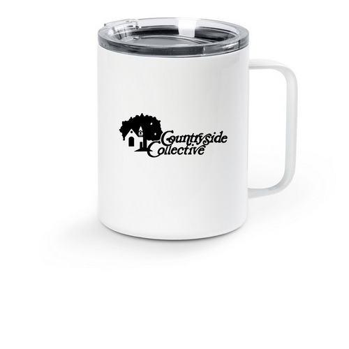 Countryside Collective Mug, a White Stainless Steel Travel Mug