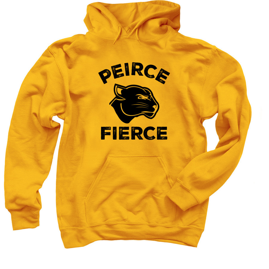 Peirce Fierce, a Gold Pullover Hoodie