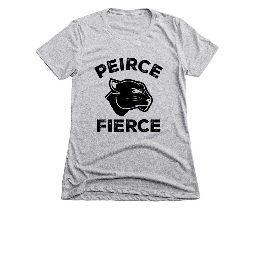 Peirce Fierce, a Dark Heather Grey Women's Slim Fit Tee