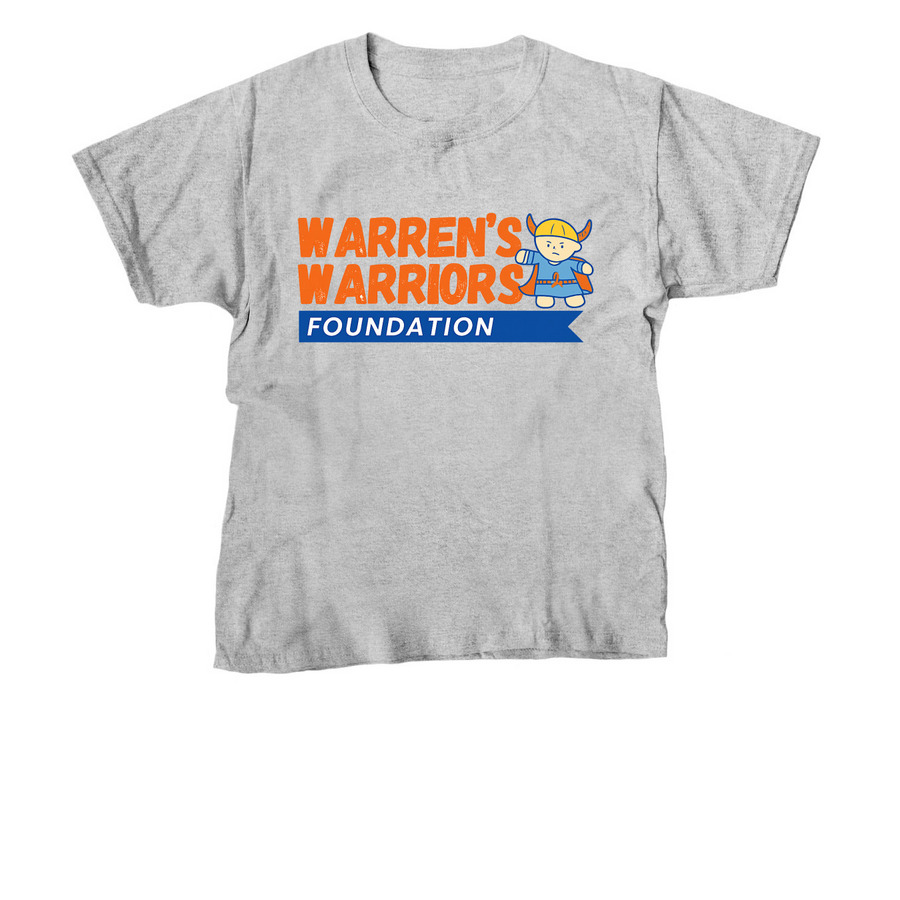 Warren's Warriors Foundation Merch, a Sport Grey Youth Unisex Tee