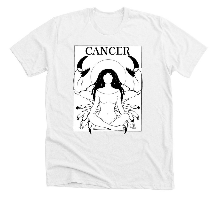 Cancer&nbsp;, a Solid White Blend Premium Unisex Tee