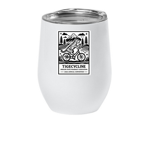 Wine Tumbler, a White Insulated Wine Cup