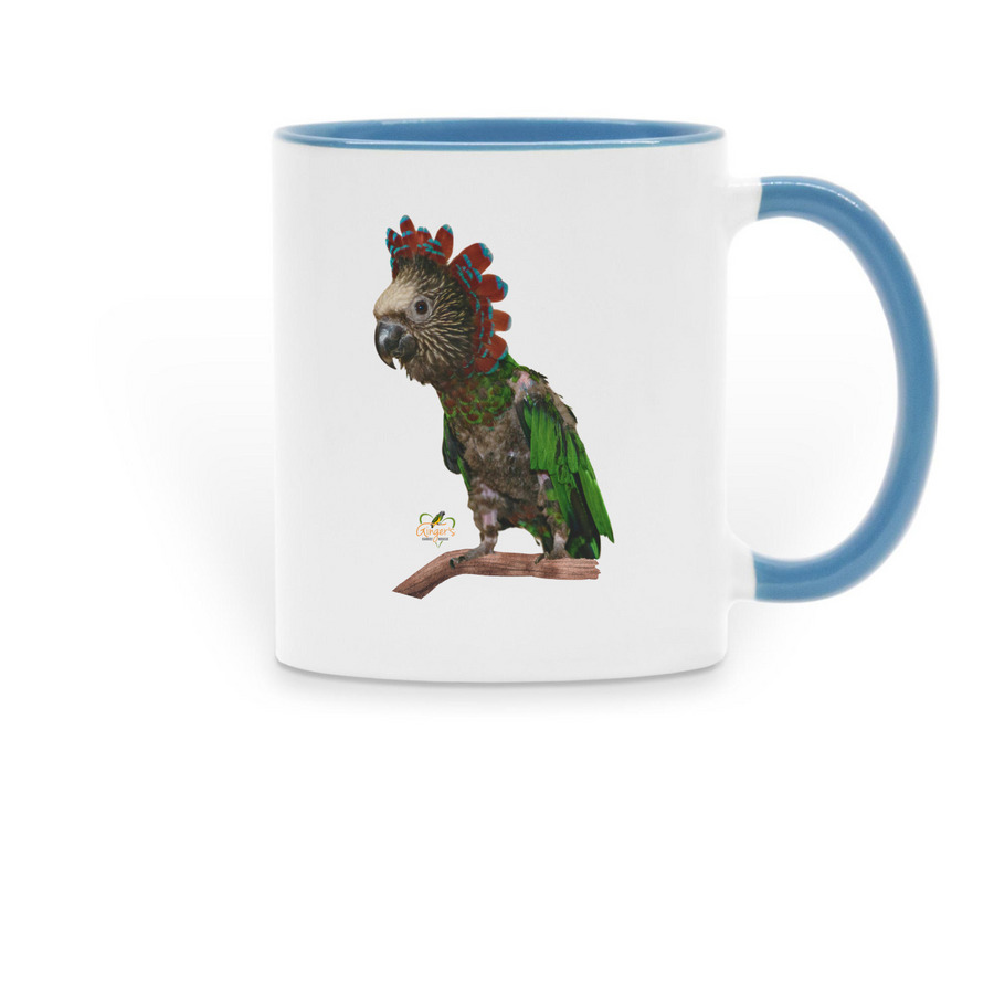 Weatherby Mug, a Light Blue Two-Tone Ceramic Mug
