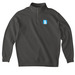 Girls With Guts - New Logo, a Asphalt Midweight Quarter Zip Pullover