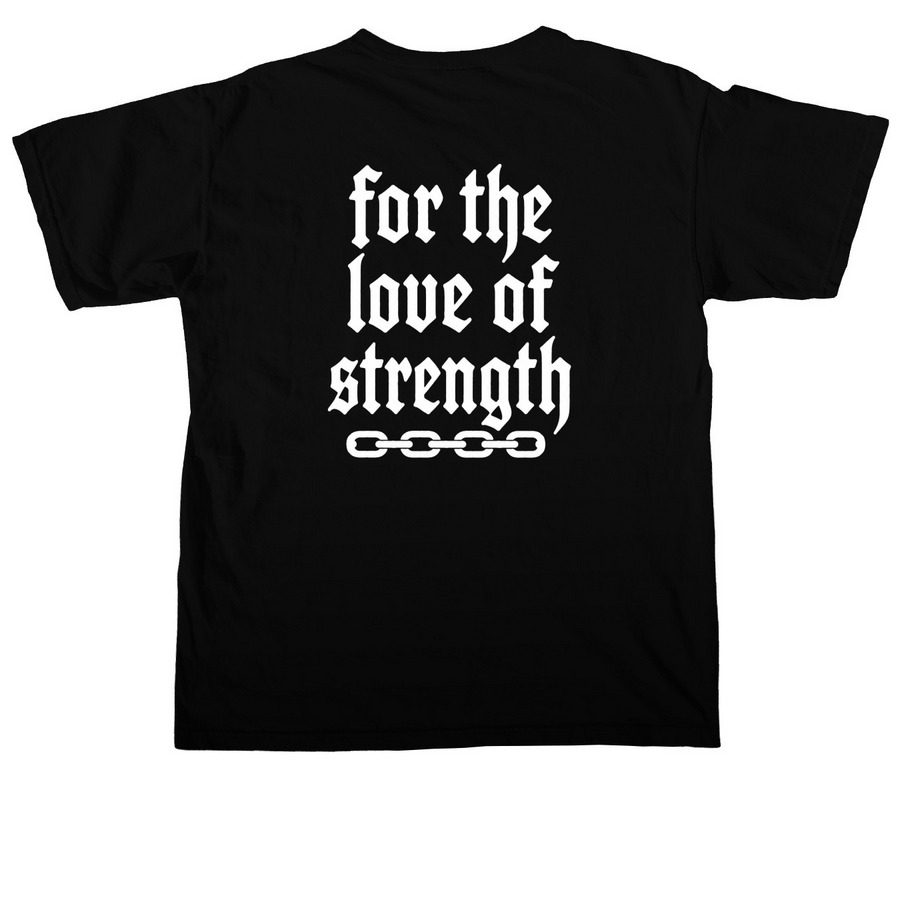 SH-3, a Black Comfort Colors Unisex Tee (back-view)