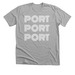 Threeport Merch, a Athletic Heather Premium Unisex Tee