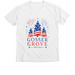 Gosser Grove Fourth Celebration, a Solid White Blend Premium V-Neck Tee