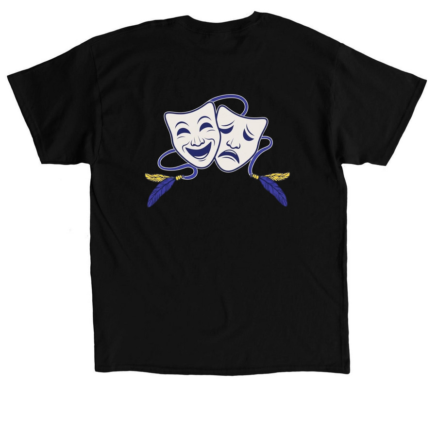 SHS Ticket Logo, a Black Classic Unisex Tee (back-view)