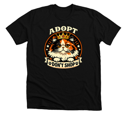 Queen Dottie, a Solid Black Blend Premium Unisex Tee