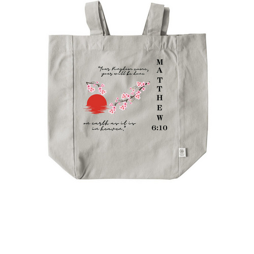 THE KINGDOM, a Natural Recycled Cotton Tote Bag