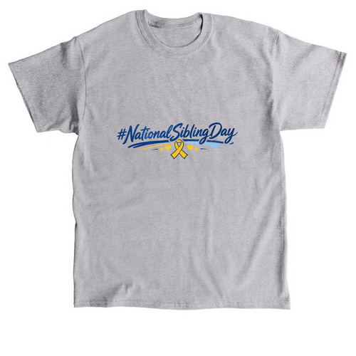 National Siblings Day, a Sport Grey Classic Unisex Tee