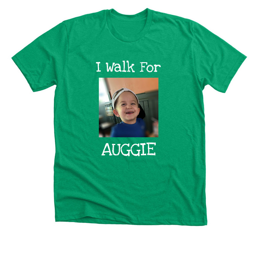 I Walk For Auggie, a Heather Kelly Premium Unisex Tee