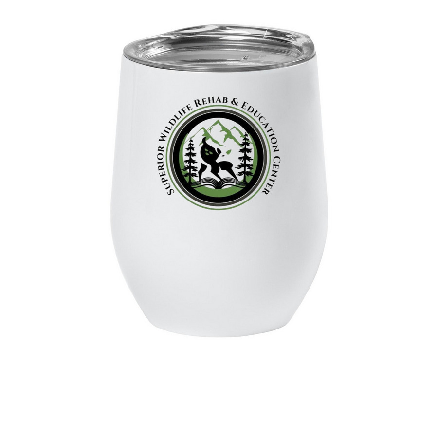 SWREC Spring '26 Wine Tumbler, a White Insulated Wine Cup