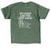No Coast Like the Lost Coast&nbsp;, a Military Green Classic Unisex Tee (back-view)