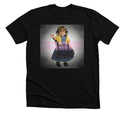 It was the worst of times&nbsp;, a Solid Black Blend Premium Unisex Tee