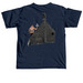 STING ? Wild Hornets Air Defence Collection, a True Navy Comfort Colors Unisex Tee (back-view)