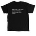 Walking to the library!, a Black Classic Unisex Tee