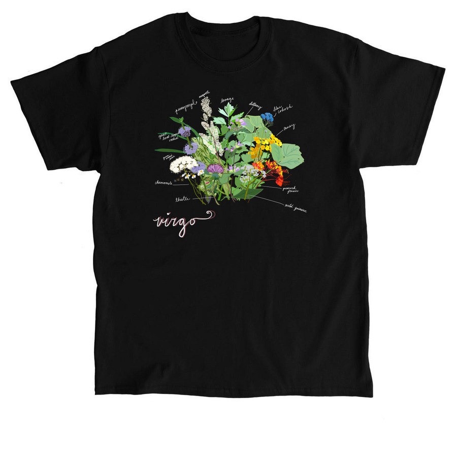 Zodiac Collection: VIRGO?, a Black Classic Unisex Tee