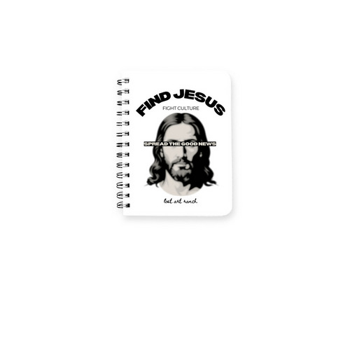 Lost Art Ranch Original Notepad, a White Spiral Notebook
