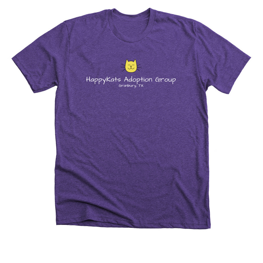 HappyKats 2022 - 1, a Heather Team Purple Premium Unisex Tee